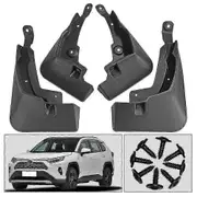4pcs Soft Pc Mudflaps Mud Fender For Toyota Rav4 2019-2022 Front/rear Car Mudguard Set Auto Replacem Walkbee