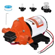 12V DC Water Pressure Pump,3.5GPM 45PSI Quiet On Demand RV Water Diaphragm Pu...