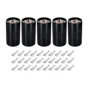 5 Pcs 708-850uF/Mfd 110-125V 50/60Hz Motor Start Capacitor CD60 Run Capacitor