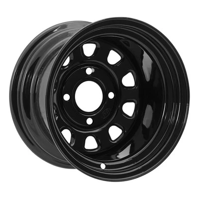 ITP Delta Steel Whl 12x7 4/137 12mm Blk Can Am Outlander 570 XT IRS (2016-2018)