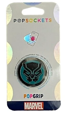 PopSockets: PopGrip Expanding Stand and Grip Black Panther Icon