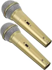 Cosplay Play Microphone Props 2pcs Simulation Props Microphone Models Sturdy Plastic Construction for Stage Decor