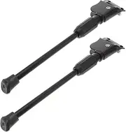 2pcs Bike Rack Kick Stand Metal Bike Kickstand Metal Kickstand Mountain Bike Kickstand Folding Stand Support Rear Mount Bike Accessory Bike Stand Bike Supply Black Steel