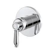 Fienza Eleanor Modern Vintage Chrome Solid Brass Round Wall Mixer