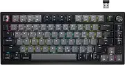 CORSAIR K65 PLUS WIRELESS RGB Mechanical 75% Gaming Keyboard – Pre-lubricated Corsair MLX Red Linear Switches – Sound Dampening – iCUE Compatible – QWERTY NA – PC, PS5, PS4, Xbox – Black/Grey