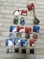 Khokhloma Fifa World Cup 2018 Collection: 4 badges + 4 key rings + spoon