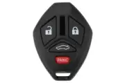 Mitsubishi 4 Button Replacement Car Key Case Only