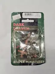 Giant Spiders (2) #2417 Dark Haven Legends pewter miniature Reaper Miniatures