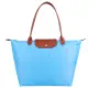 【LONGCHAMP】 經典Le Pliage系列摺疊款式長把水餃包(大/天空藍)#新春精品