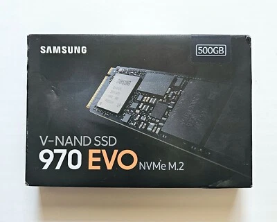 NEW Samsung V-NAND SSD 970 EVO NVMe M.2 500GB Internal Solid State Drive