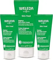Weleda Skin Food Original Ultra-Rich Body Cream Trio, 3 Piece Set, 2.5 Fluid Ounce (Pack of 1), 1 Fluid Ounce (Pack of 2), Plant Rich Moisturizer and Lip Care with Chamomile and Calendula