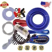 Complete 6500W Amplifier Installation Kit – 1/0 Gauge with RCA Wires & Fuses