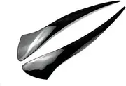 mknvu Car Head Light Lamp Eyelid Eyebrow Trim,Fit For 5 Series GT GT528 GT535 GT550 F07 2010-2017 Front Headlight Cover Headlight Eyebrow Strips