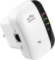 300Mbps WiFi Range Extender Repeater, Signal Booster Amplifier Supports Repeater