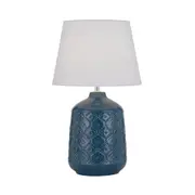 Baltimore Gloss Blue Ceramic Table Lamp