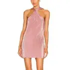 Revolve Song of Style Pluto Mini Dress in Rose Mauve Size XS NWT