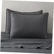 100% Linen Pillowcases Set of 2, King Size 20'' x 36'' Pillow Case, Linen