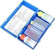 Gogogmee Pool Test Reagent 1 Set Water Test Kit for Alkalinity Hardness for Swimming Pools and Spas