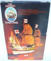 Hornby Shipwright GOLDEN HINDE GALLEON HISTORIC BATTLE SHIP Wood Model Kit MB`76