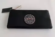 MIMCO Black Wallet Long Fold Bliss BNWT Rose Gold Hardware Dust Bag RRP$199 NEW
