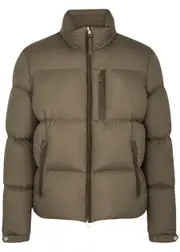 Moncler Besbre Quilted Shell Jacket, Men's Designer Shell Jacket, Tan - 3 3