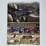 America's Army Microsoft Xbox Imagination Print Ad/Poster Official Promo