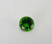 .26 Carats Natural Green Chrome Diopside Faceted Gemstone Round CDP48