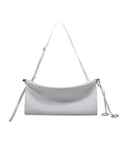 LE CLICK EAST WEST MEDIUM BAG IN LEATHER One size Gray