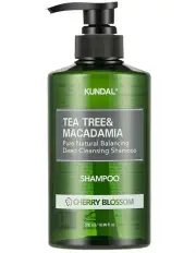 [KUNDAL] Tea Tree And Macadamia Deep Cleansing Shampoo Cherry Blossom