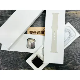 Apple Watch S9 45mm GPS 星光 客人續約用不到 保固到2024/10/16 有盒裝 有配件