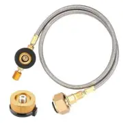 Camping Gas Stove Propane Refill Adapter Cylinder Convertor Filling Coupler New
