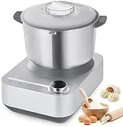 Electric Dough Maker, 5.5L Smart Dough Mixer with Ferment Function, 25-38℃ Constant Temperature Fermentation, Measuring Cup, Measuring Spoon, Timing Function, Split Design