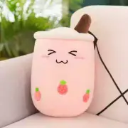 Pink Boba Plush Bubble Milk Tea US SELLER