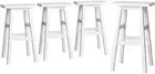 Bar Stools Stool Set of 4 Akitchen Swivel Counter Barstools Dining Chair Chairs