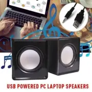3.5mm Jack USB Wired Computer Speaker Stereo For PC Laptop Notebook Desktop riGg