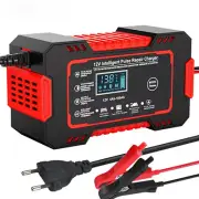 Car Battery Charger Pulse Repair LCD Display Smart Fast Charge AGM Deep Cycle