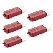 5pcs 10A Mini ATM Manual Reset Circuit Breaker Blade Fuse Car Boat Truck 12V-24V