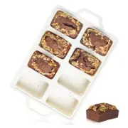 Mini Loaf Pan, Metal Reinforced Silicone Mini Bread Loaf Pan Nonstick 1