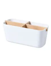 [Takara] Takae Bamboo Multi-Functional Organiser in White
