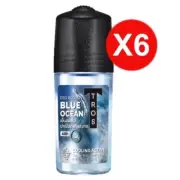 6X45ML TROS Deo Men Roll On Blue Ocean Antiperspirant Anti Sweat Odor Deodorant