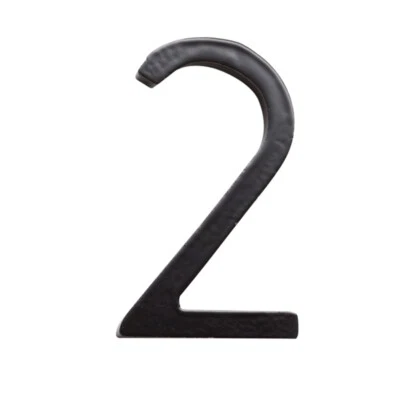 Sandleford 75mm Black Zone Numeral 2 With 3M Tape