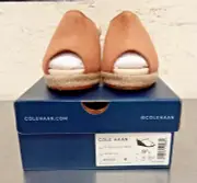 Cole Haan Women's Cloudfeel Southcrest Mule Flat Sandal, Pecan Suede, 9.5