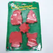 Vintage Christmas Cookie Cutters Hartin Classic Santa Star Angel Tree Bell (5)