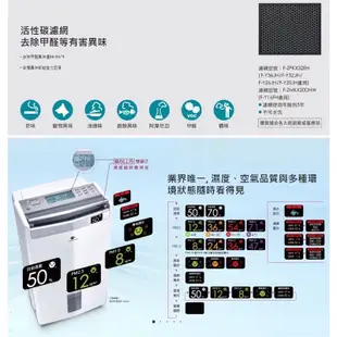 Panasonic國際牌 F-Y32JH 16公升 1級能效清淨除濕機 ECONAVI+HEPA濾網+雙重除濕 公司貨