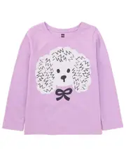 Tea Collection Poodle & Bow Graphic T-Shirt