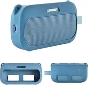 Carrying Silicone Cover Case Compatible with Bose New SoundLink Flex 2nd Gen/SoundLink Flex Bluetooth Portable Speaker (Blue Dusk)