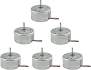 [CHANCS] Micro DC Motor Hobby Motor 300 3V-6V DC 2500RPM 4700RPM for Electrical Tools DIY 6PCS