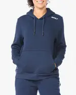 Aspire Pullover Hoodie, 2XU, M, Midnight/White, Female