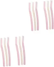 VICASKY 2sets 6pcs Facial Hair Trimmer Eyebrow Razor for Makeup Portable Hair Removal Tool for Precise Grooming Lightweight and Compact for Travel Use Random Color 6pcs*2