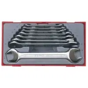 Teng TT6208 Metric Open End Spanner Set, 8 Piece TENTT6208